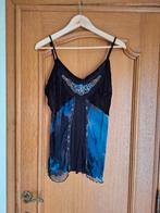 Top noir avec Brillants - Taille 42 - Hauber Germany, Kleding | Dames, Ophalen, Zwart, Maat 42/44 (L), Zonder mouw