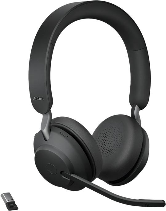 Jabra Evolve2 65 Link380a UC Stereo Black, Enlèvement ou Envoi, Casque gamer, Comme neuf, Sans fil
