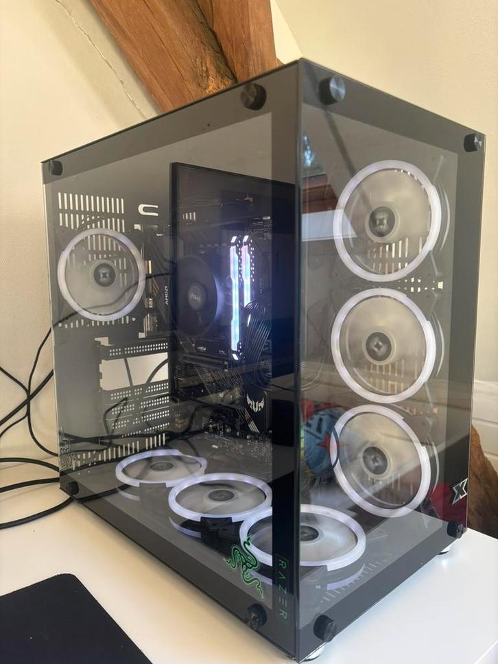 Pc gamer AM4 gaming pc, Informatique & Logiciels, Ordinateurs de bureau, Comme neuf, SSD, Enlèvement