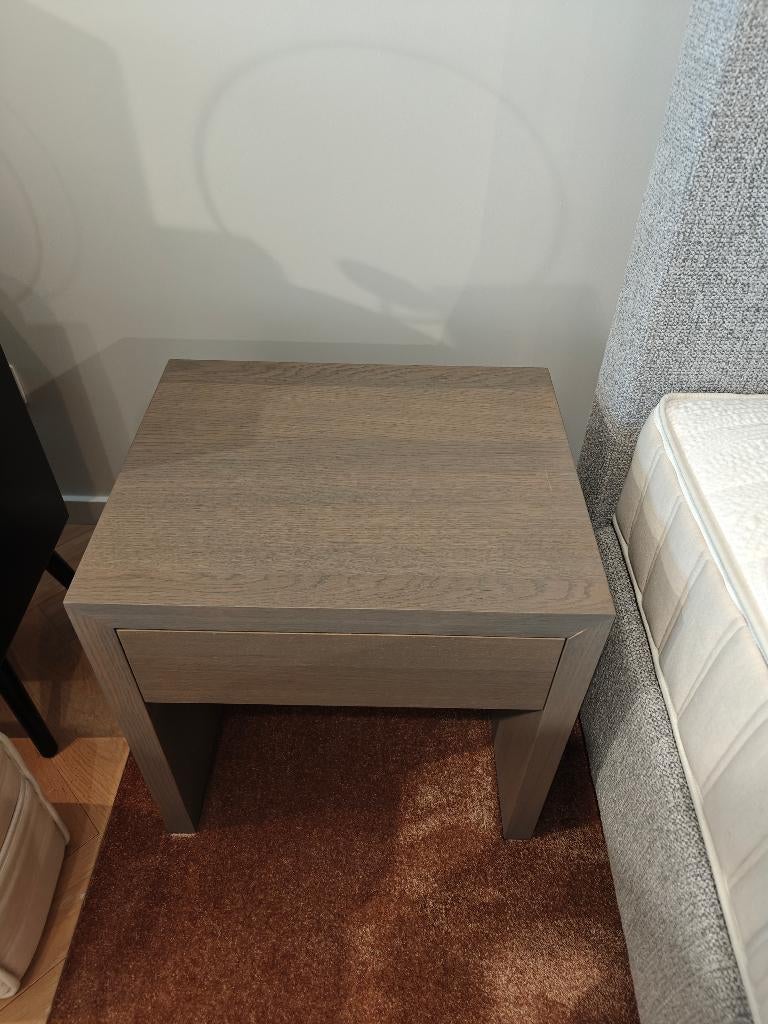 Nachtkastje met 1 lade, Ophalen, Gebruikt, 55 tot 70 cm, 45 tot 65 cm