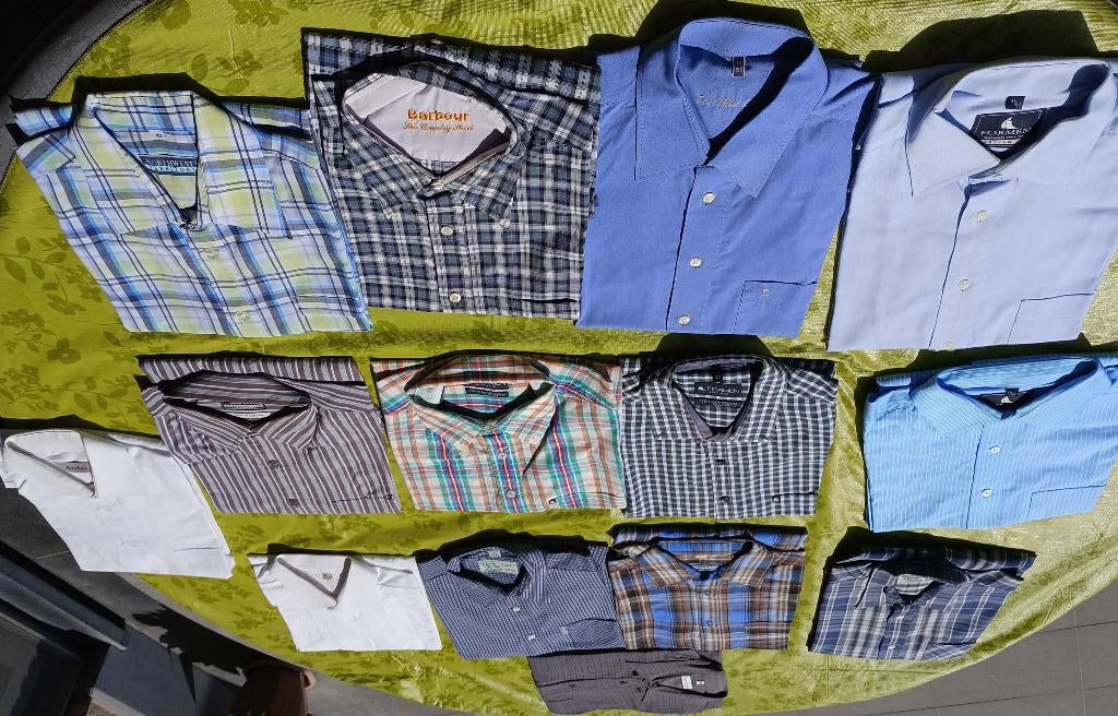 Herenhemden maten 39 40 41 42, Kleding | Heren, Overhemden, Zo goed als nieuw, Ophalen