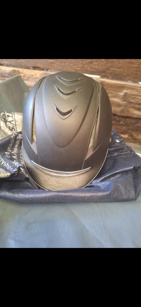 Zwarte cap harry horse dames, Femmes, Comme neuf, Bombe, Enlèvement ou Envoi