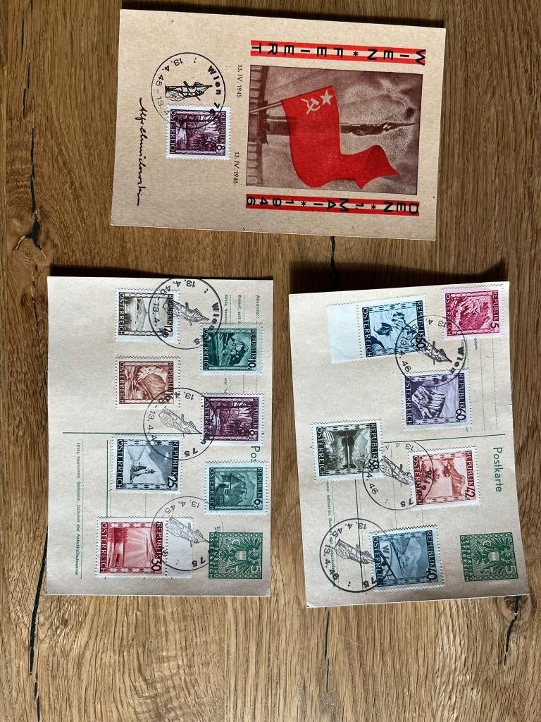 Postkaarten Oostenrijk, Timbres & Monnaies, Timbres | Albums complets & Collections, Enlèvement ou Envoi