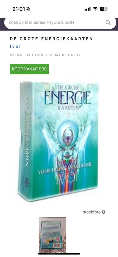 De grote energiekaarten/orakelkaarten, Ophalen