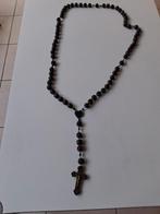 Antieke vintage grote houten paternoster, Enlèvement ou Envoi