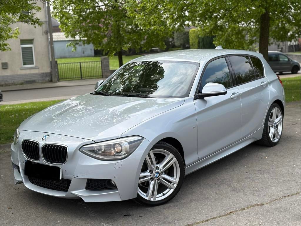 BMW 118D F20 PACK M • 2.0D 100kW 136CH • 12/2014 EURO5b •, Auto's, BMW, 100 kW, Euro 5, 1 Reeks, Zwart