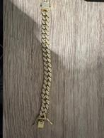 Gouden armband met diamanten, Overige materialen, Ophalen of Verzenden, Zo goed als nieuw, Met edelsteen