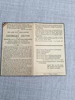 Oorlogsslachtoffer G.Ostyn Ledegem +bombardement 1944 WOII, Verzamelen, Bidprentjes en Rouwkaarten, Verzenden, Bidprentje
