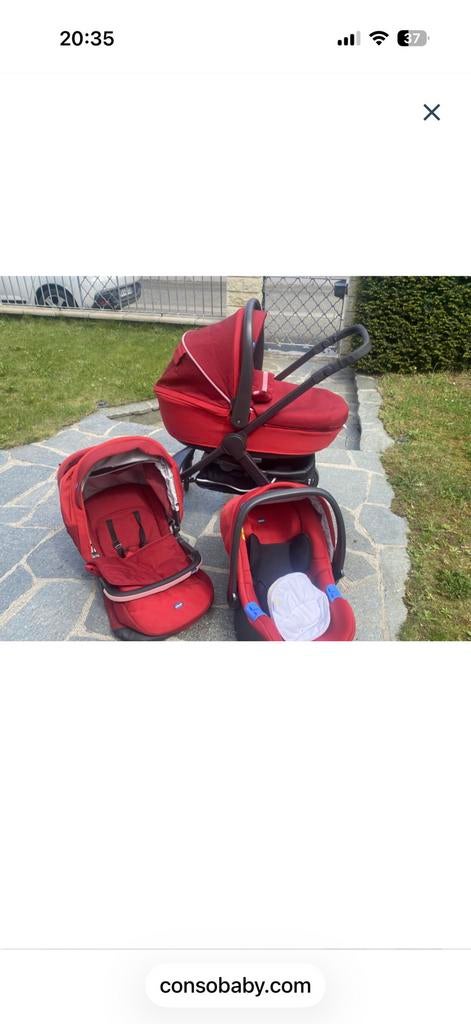 Poussette Chicco stylego, Autres marques, Avec siège auto, Enlèvement, Utilisé