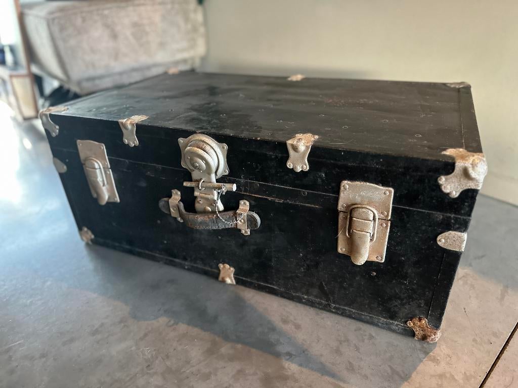 Hutkoffer / oude kist, Ophalen, Gebruikt