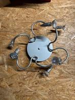 Plafondspot /armatuur voor ledspots of hallogeenspots, Huis en Inrichting, Lampen | Spots, Gebruikt, Metaal of Aluminium, Ophalen of Verzenden