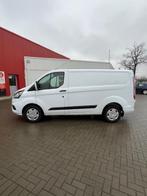 1 Jaar Garantie Ford Transit Custom L1 Carplay 96kw/131PK, Auto's, Bestelwagens en Lichte vracht, Voorwielaandrijving, Stof, 4 cilinders