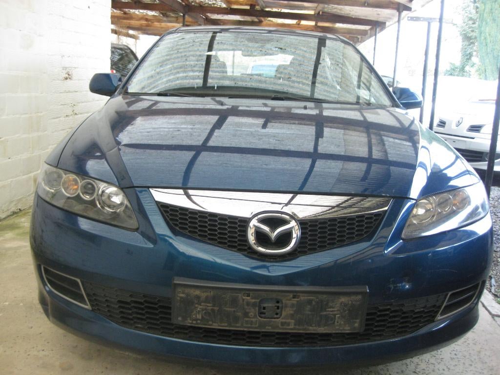 Mazda 6 2.0 Turbo CDVi 142.000 Km Clim Ct ok, Auto's, Mazda, Stof, Zwart, 4 cilinders, 89 kW