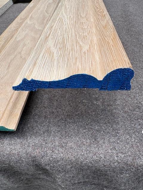 Deurlijsten / chambranten massief eik 92 x 21 mm set v 5 st, Neuf, 200 à 250 cm, Chêne, Autres types