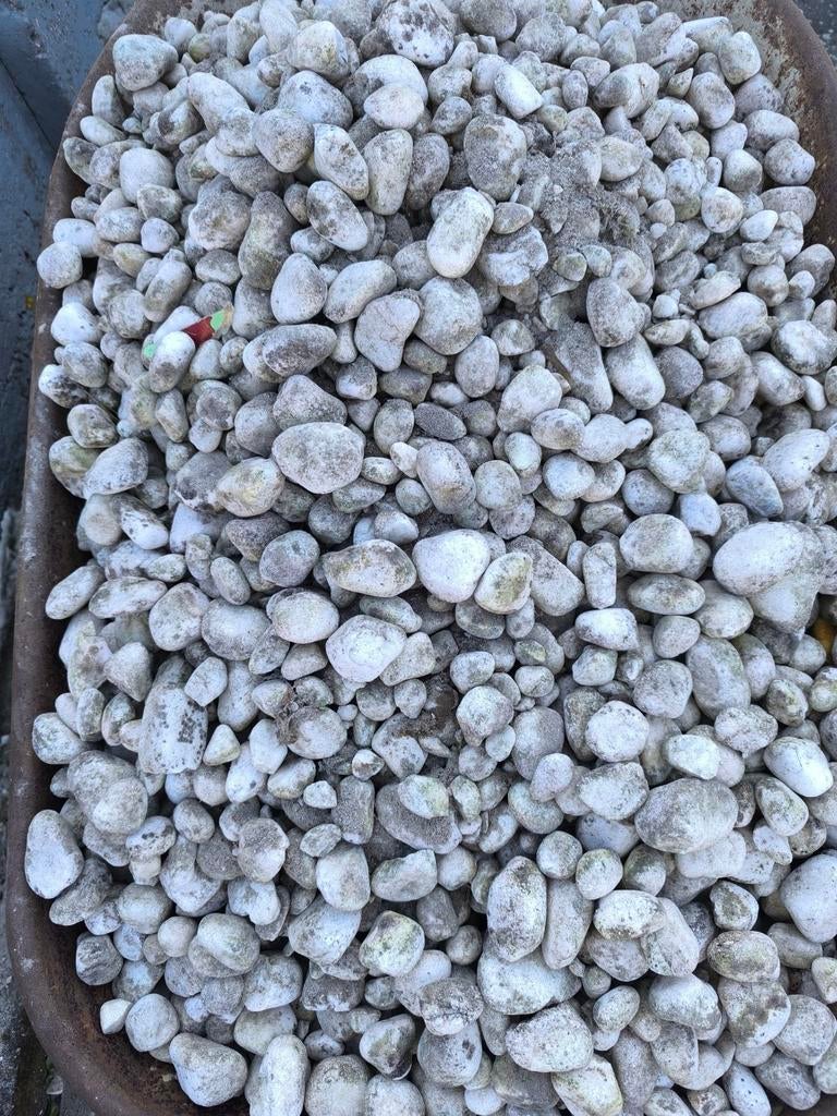 Witte tuinstenen, Tuin en Terras, Ophalen