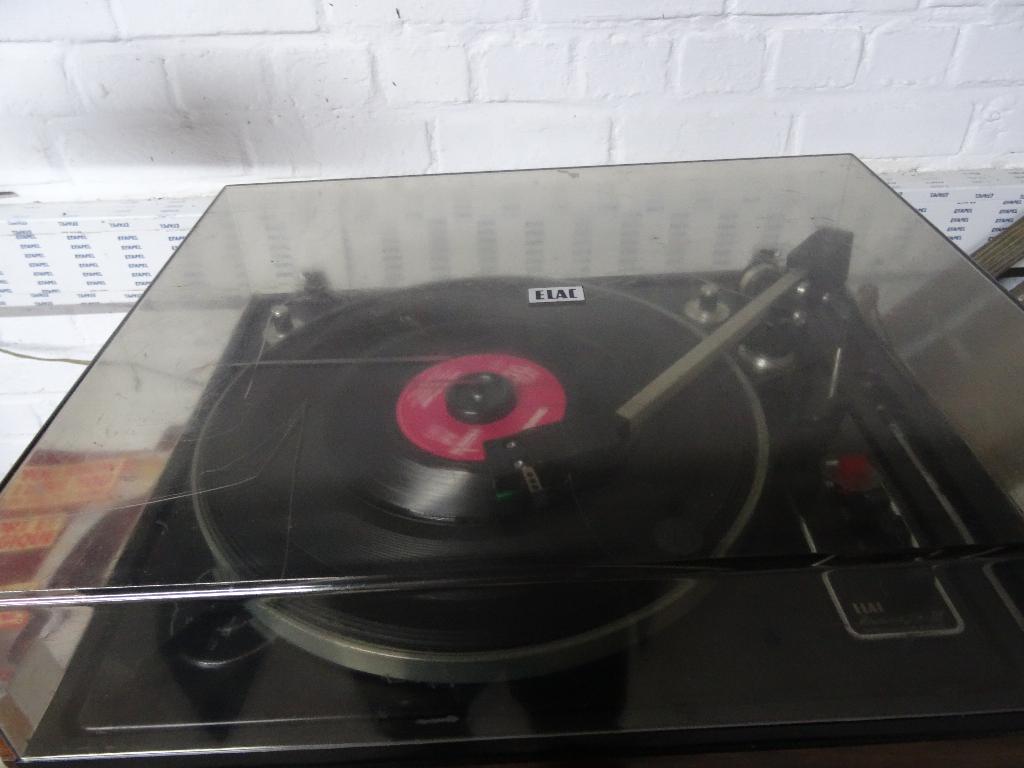 Oude automatische Elac draaitafel, Audio, Tv en Foto, Platenspelers, Ophalen of Verzenden, Gebruikt, Platenspeler, Automatisch