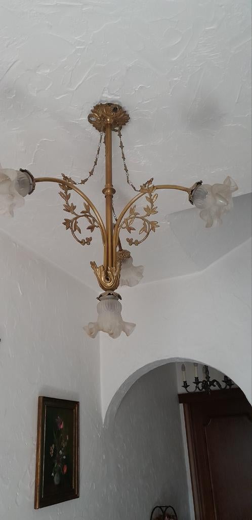 Kroonluster, Ophalen