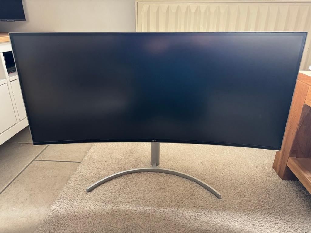LG UltraWide 38WK95C, Computers en Software, Monitoren, Gebruikt, DisplayPort, DVI, USB-C, Ultrawide, IPS, Ophalen