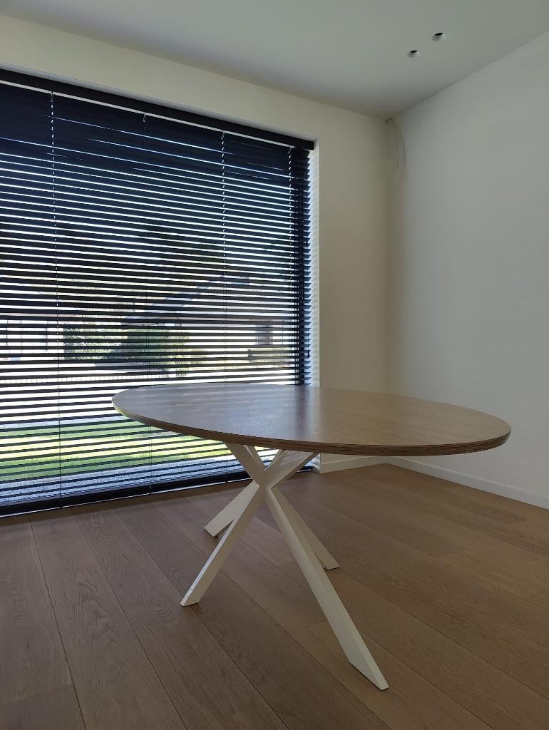 Ovale eettafel – Rob Brandt Design – Stijlvol & Uniek, Huis en Inrichting, Tafels | Eettafels, Ophalen, Gebruikt, Vijf personen of meer