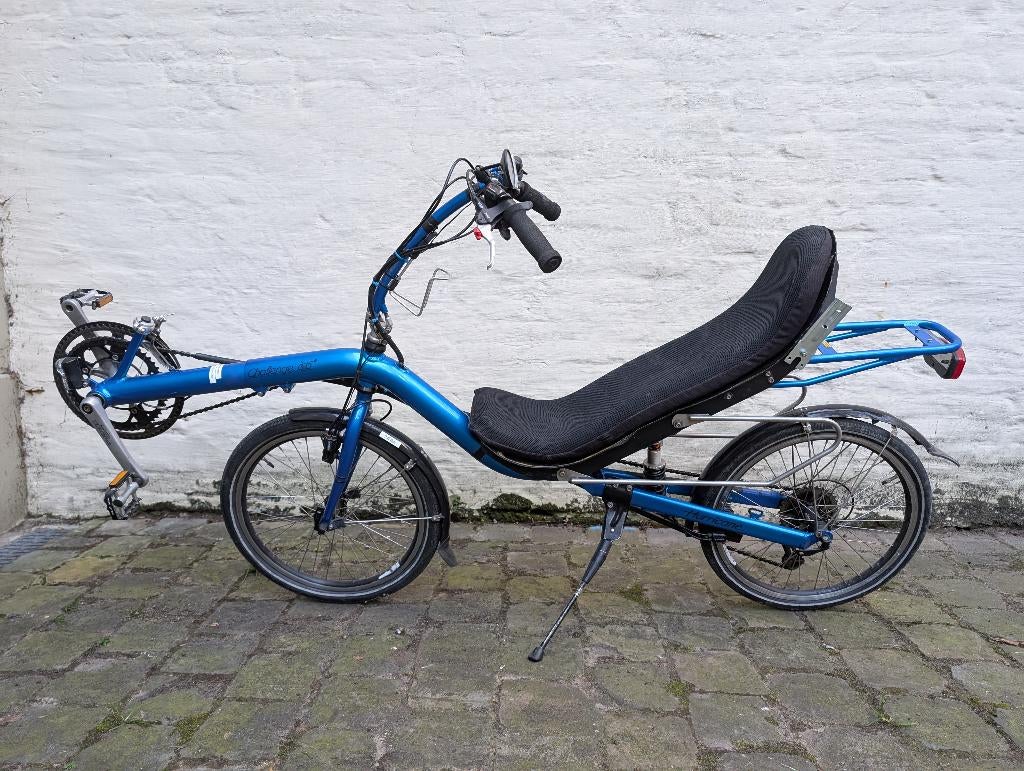 Ligfiets challenge hurricane, Vélos & Vélomoteurs, Vélos | Vélos couchés, Enlèvement, Utilisé, Guidon haut, Challenge