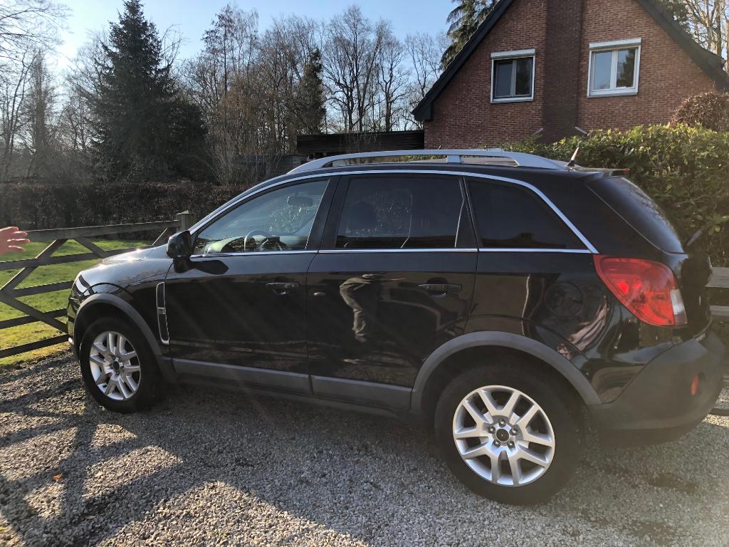 Opel Antara 2.2CDTI diesel, Auto's, 167 g/km, Euro 5, Leder en Stof, Zwart