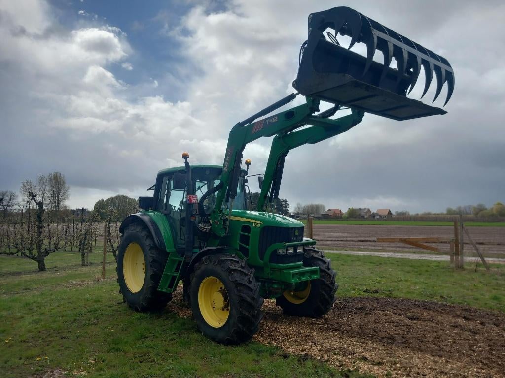 John deere 6830 Bouwjaar 2012, Gebruikt, Meer dan 10000, 120 tot 160 Pk, Ophalen