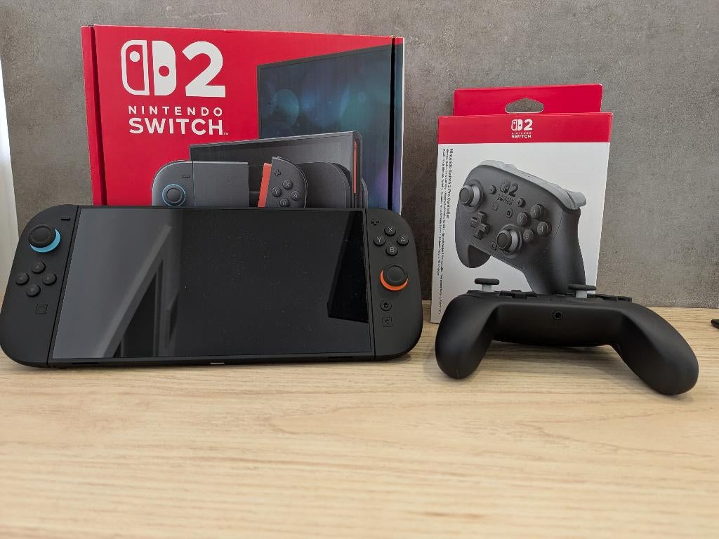 Nintendo Switch 2 console + Pro controller 2, Enlèvement ou Envoi, Comme neuf, Switch