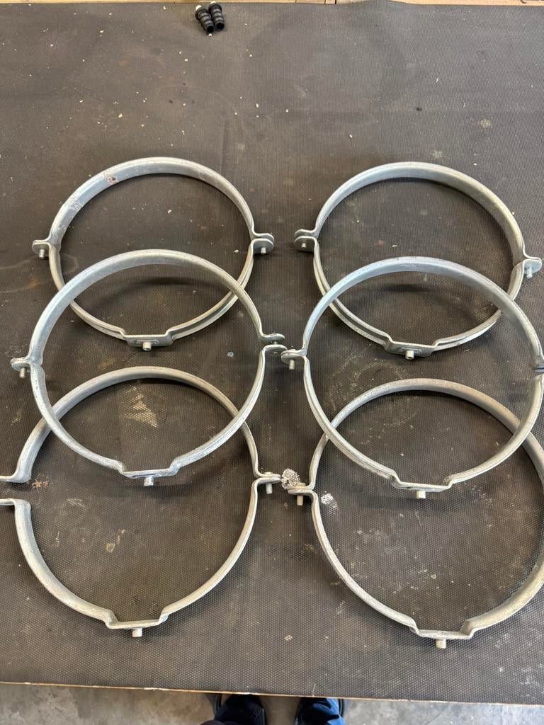 Gegalvaniseerde beugel voor pvc- buis 200mm, Ophalen of Verzenden, Nieuw