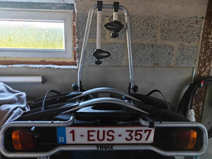 Thule fiets drager twee fietsen, Autos : Divers, Porte-vélos, Utilisé, 2 vélos, Vélo électrique, Enlèvement