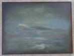 LINOU TRUFFINO / BERGEN IN DE MIST / OLIEVERF 62x82cm KADER, Antiek en Kunst, Kunst | Schilderijen | Modern, Ophalen
