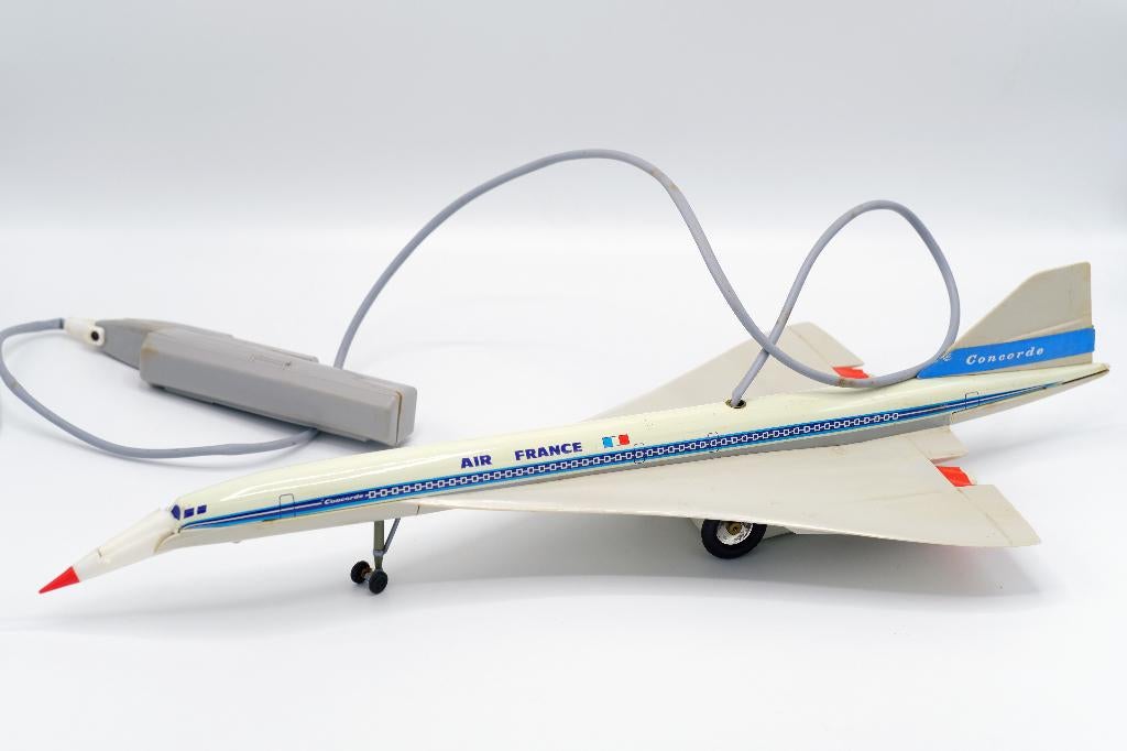Oude Jouets Mont-Blanc - Air France Concorde vliegtuig 47 cm, Ophalen of Verzenden, Gebruikt