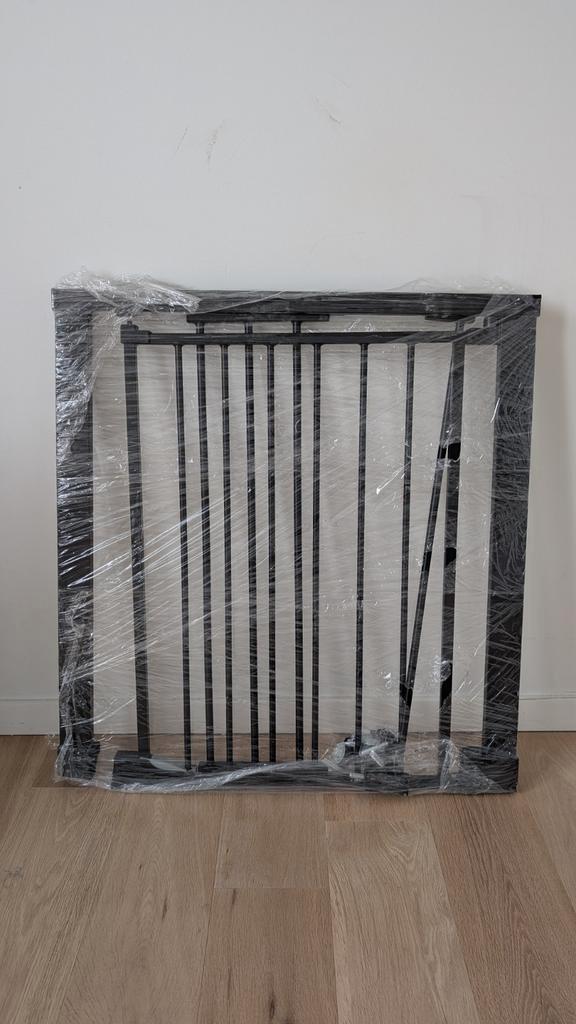 Porte d'escalier sans perçage, Enfants & Bébés, Barrières, Comme neuf, Barrière de sécurité, Métal ou Fer, 100 à 115 cm, Enlèvement