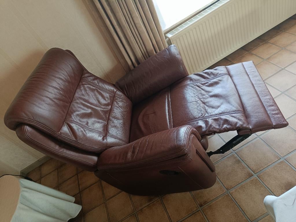 Lederen relaxzetel, Ophalen