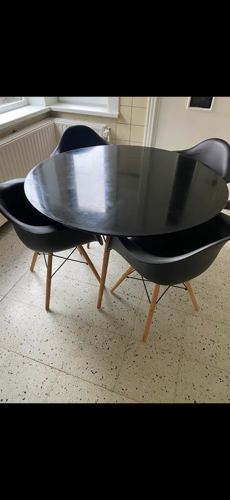 Eettafel, Ophalen, Zo goed als nieuw, Rond, 100 tot 150 cm