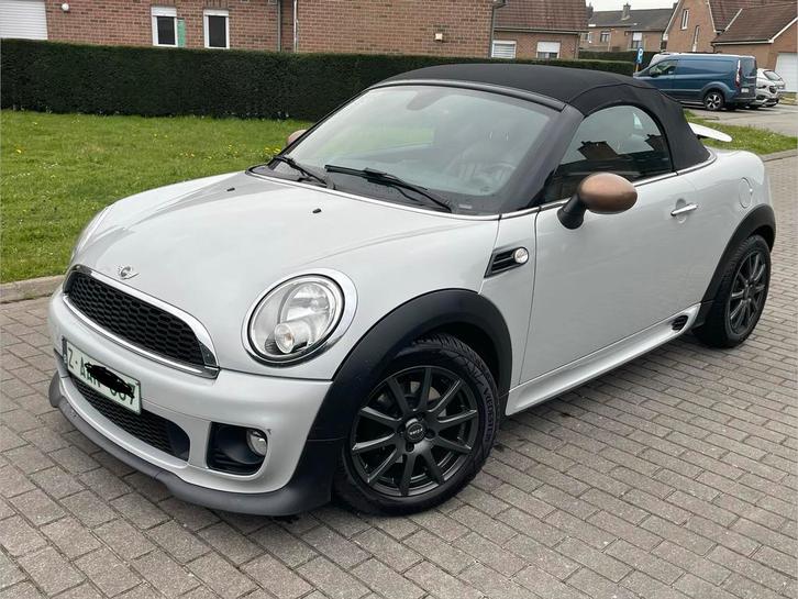 Mini Cooper Roadster Cabriolet 1.6 Benzine 99.000 km, Autos, Mini, Entreprise, Achat, Roadster, Intérieur cuir, Essence, Euro 5