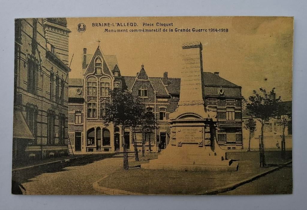 Braine-l'Alleud, place Cloquet, Collections, Enlèvement ou Envoi, Affranchie, Brabant Wallon