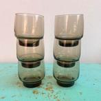 6 verres fumé vintage Luminarc pour BP, Verre ou Verres, Enlèvement ou Envoi, Verre, Autres styles