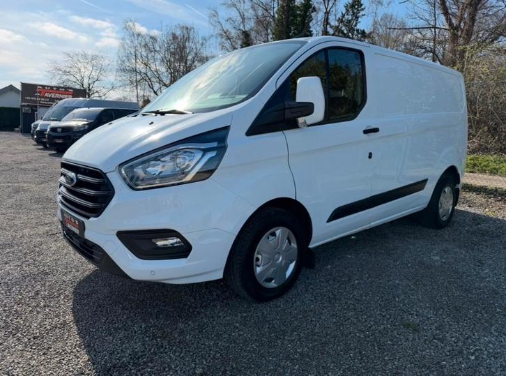 Ford Transit Custom 2.0 // L1 // 131 PK // Cruise Control, Auto's, Bestelwagens en Lichte vracht, Bedrijf, Te koop, ABS, Airbags