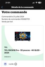 TV TCL 55 pouces 4K QLED (2024) – Pour pièces / écran cassé, Tickets & Billets, Autres