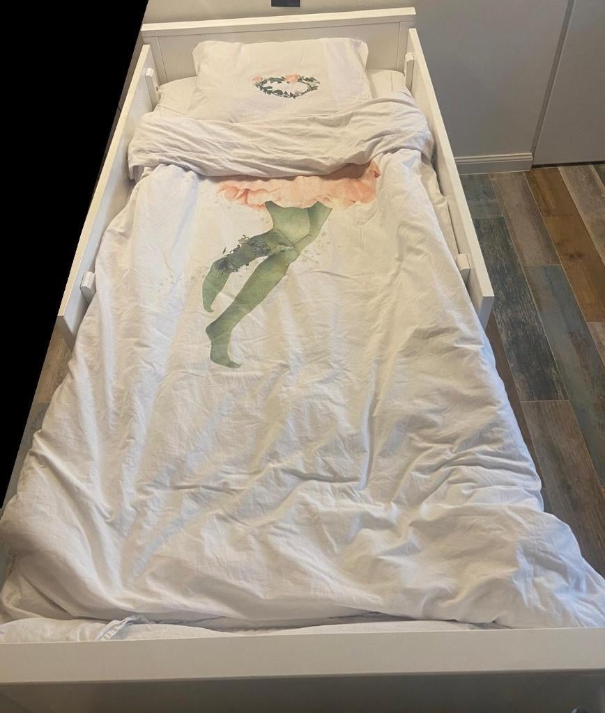 Bed - 1 persoon - 90x200, Enfants & Bébés, Chambre d'enfant | Lits, 85 à 100 cm, Enlèvement, Matelas, 180 cm ou plus