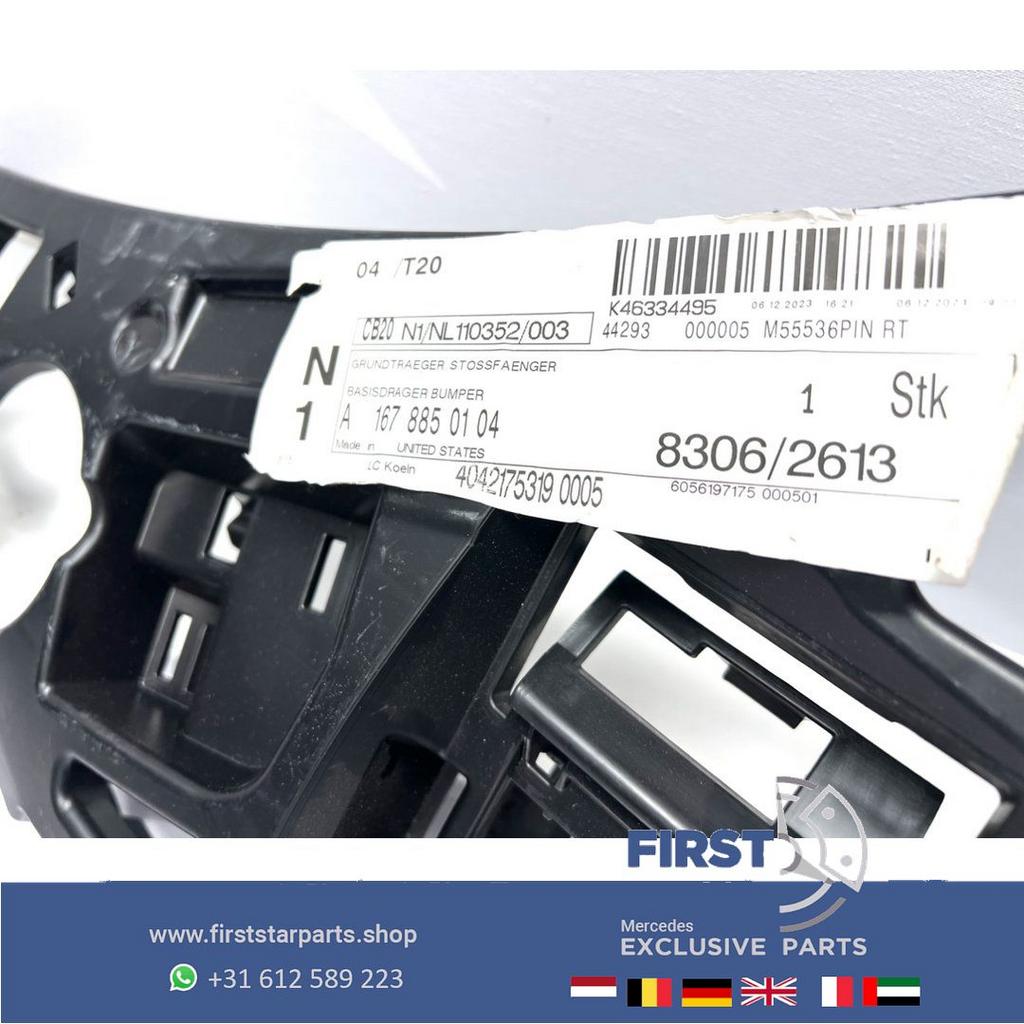 A1678850104 W167 GLE63 AMG BUMPER GELEIDER HOEK V167 C167 GL, Gebruikt, -, Ophalen of Verzenden, Bumper