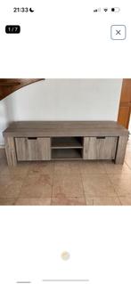 TV-meubel & Salontafel (Eiken-look), Ophalen, Zo goed als nieuw