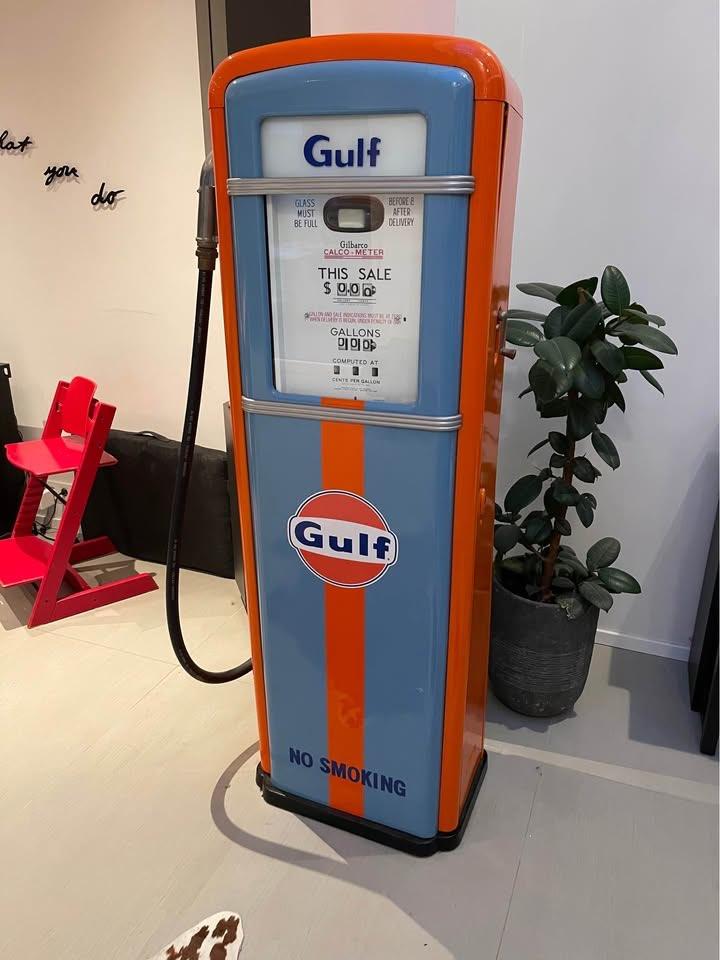 Pompe GULF, Antiek en Kunst, Kunst | Designobjecten, Ophalen