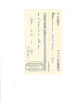 Ancien reçu 1933, Enlèvement ou Envoi, Utilisé