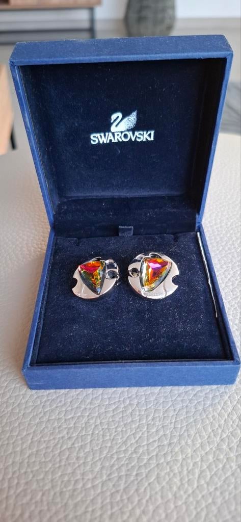 Boucles d'oreilles Swarovski, Enlèvement ou Envoi, Utilisé, Bijou ou Montre