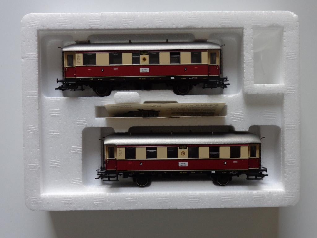 Marklin ho DRG 43352 Coffret de 2 voitures d'accompagnement., Hobby & Loisirs créatifs, Trains miniatures | HO, Enlèvement ou Envoi