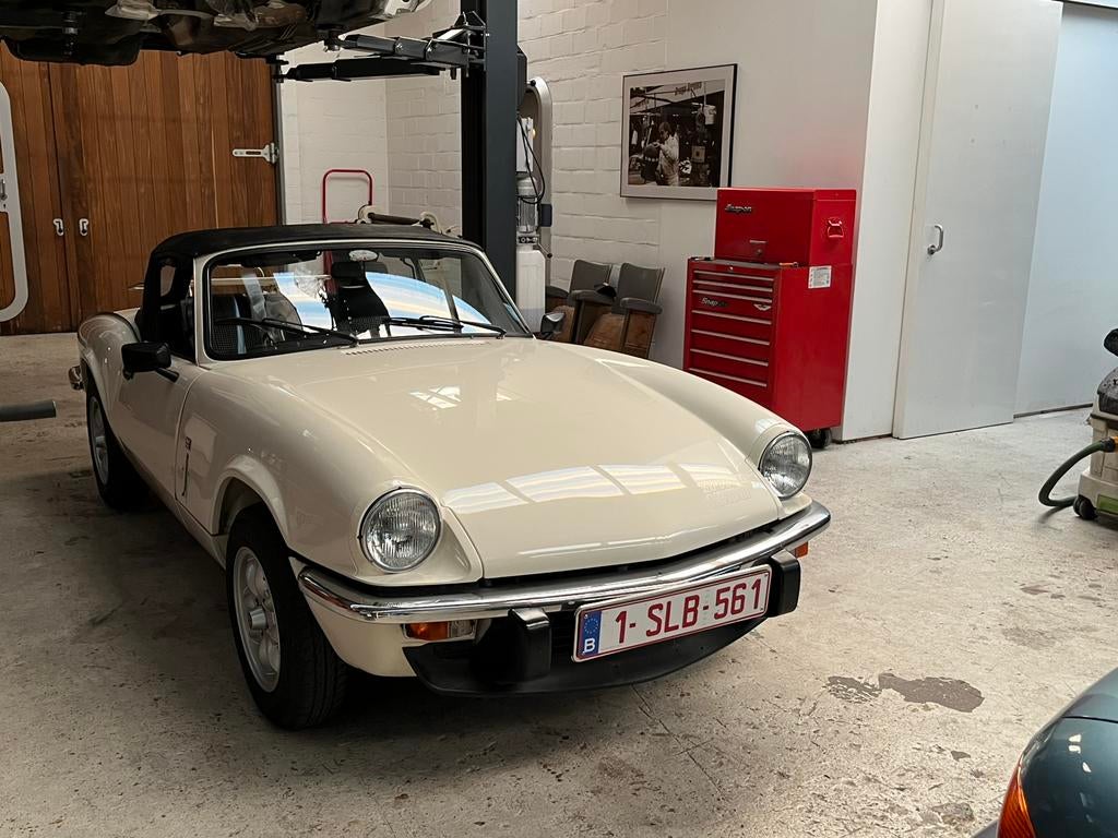 Triumph Spitfire 1500 manueel (roestvrij), Achterwielaandrijving, 50 kW, Zwart, 4 cilinders