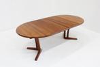 Vintage Dyrlund Deense ronde tafel teak, Ophalen of Verzenden