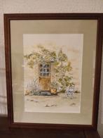 Originele aquarel Dehault B, Antiek en Kunst, Ophalen of Verzenden