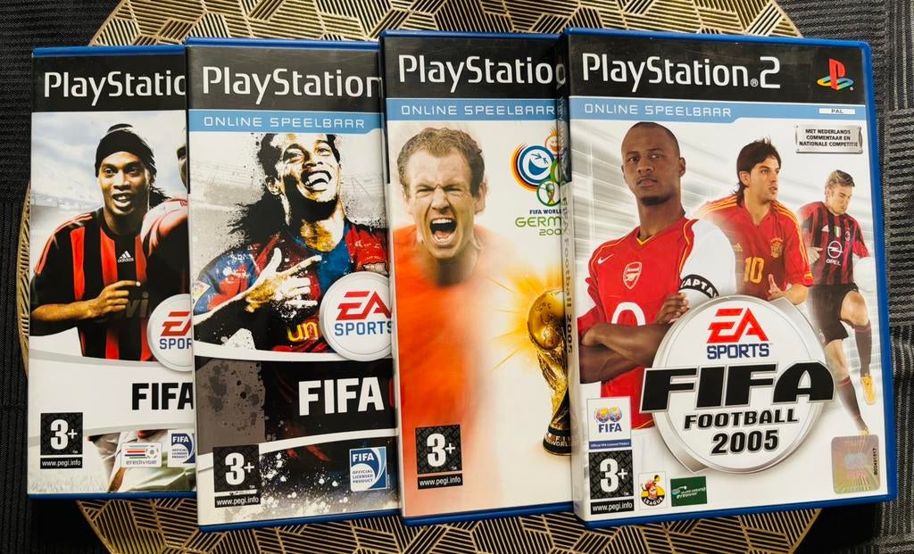 Lot Fifa Football PS2 (4st.), CD & DVD, DVD | Sport & Fitness, Enlèvement ou Envoi, Utilisé, Football